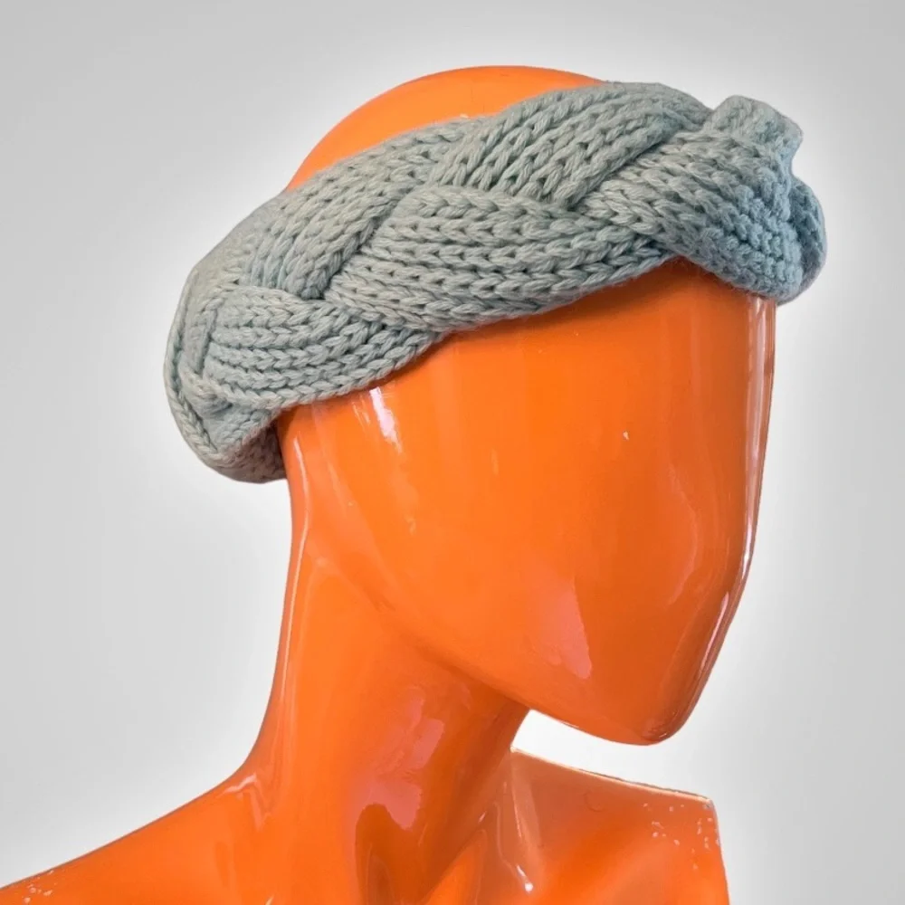 Vintage 80s Braided Knit Ski Headband